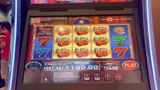 JACKPOT HANDPAY 🍒CHERRIES GONE WILD🍒 $30 HIGH LIMIT BIG WIN SLOT BONUSES