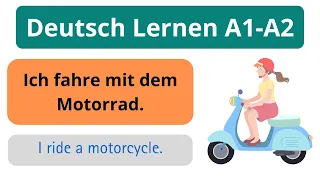 Deutsch Lernen A1-A2 | German For Beginners | 100 Common German Phrases And Sentences With Picture