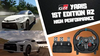 Gran Turismo Sport - Toyota GR Yaris First Edition RZ "High Performance" - Logitech g29 gameplay