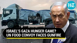 Israeli Naval Gunfire Targets UN Food Convoy For War-Ravaged Gaza | Watch