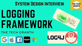 System Design Logging Framework |  Implementing Logger | System Design Interview Low Level| logging