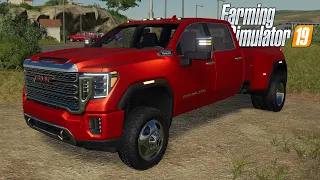 FS19 - GMC Denali 6.6 Duramax 2020 - PICK-UP New Car mod for Farming Simulator 2019 Roleplay