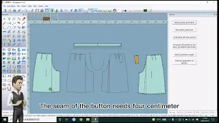 Richpeace Garment CAD V10.0--Make Split Skirt Pattern