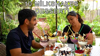 10 New Delicious (Milkshake) Recipes | from Honey, Strawberries, Raspberries, Currants, Chocolate