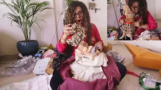 Somebody sent GHAGHRA CHOLI for CANDY | Unboxing Your Gifts | Part 1 | Ss Vlogs :-)