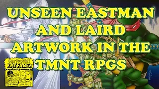 TMNT Eastman and Laird Comics and Artwork You've Never Seen Before in the TMNT Role Playing Games.