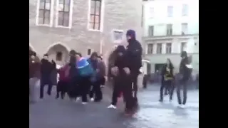 Flash mob!!! the Russian way😂🍺🕺