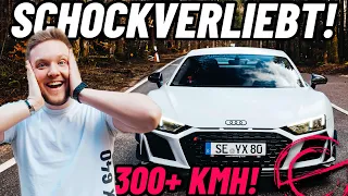 SUPERCAR REVIEW AUDI R8 GT mit über 300km/h auf der Autobahn! POV und mehr!