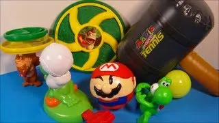 2006 NINTENDO MARIO CHALLENGE SET OF 6 McDONALD'S HAPPY MEAL COLLECTION VIDEO REVIEW