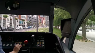 [Tram Cab Ride] Tranvía de Bilbao Euskotren Tranbia/ Atxuri ➡ La Casilla