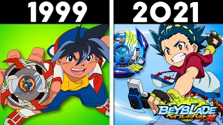 EVOLUÇÃO INCRÍVEL DE BEYBLADE NOS GAMES