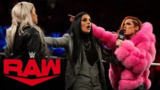 Lynch and Morgan agree to lead 10-Woman Tag Team Match during contract signing: Raw, Nov. 29, 2021