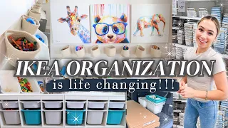 2024 IKEA ORGANIZATION TRANSFORMATION! 😱 Affordable Organization Ideas + Ikea Shop with Me!