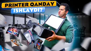 Printer qanday ishlaydi? Lazerlik va oqimli | Texnoplov