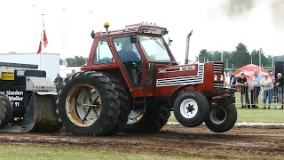 Fiat F140, 90-90, 980 & 1580 Turbo DT at the arena doing some Tractor Pulling