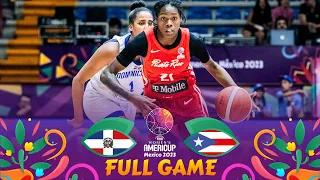 Dominican Republic v Puerto Rico | Full Basketball Game | FIBA Women's AmeriCup 2023