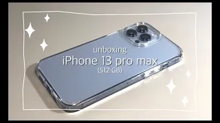 unboxing | iPhone 13 Pro Max - sierra blue (512 GB)