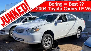 JUNKED!  2004 Toyota Camry LE V6 - Is The Most Boring Car Also The Best Car?  Let's Look!