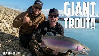 These canals are  full of GIANT TROUT! Everyone lands their personal best - S8 EP9 Twizel