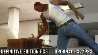 GTA Comparison: San Andreas Opening Cutscene PS5 vs PS2/PS3 (Definitive Edition)