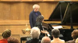 Andras Schiff / Piano Masterclass / Student - Avia Doron / Jerusalem Music Centre