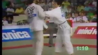 JUDO 1991 World Championships: Toshihiko Koga 古賀 稔彦 (JPN) - Joaquín Ruíz (ESP)
