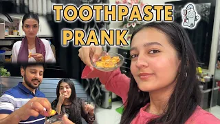 Toothpaste prank on Jeejs | Sab ka mood khraab | Rabia Faisal