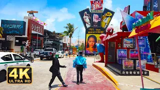 Ultimate Virtual Tour: Cancun Downtown, Stores and Beach in Ultra HD 4K - Vibrant Paradise in Mexico