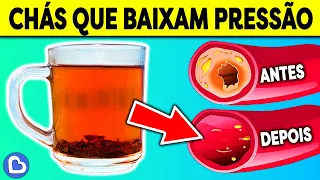 7 Chás que BAIXAM a Pressão Alta, LIMPAM Artérias e Protegem seu Coração!