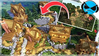 Minecraft Timelapse | Mountain Village Transformation