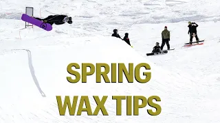 Spring snowboard waxing and storage tips with @ChadOtterstrom