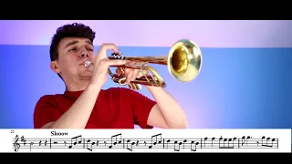 [From La Casa De Papel] - BELLA CIAO | Trumpet Cover (NOTES ON THE SCREEN)