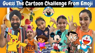 Guess The Cartoon From Emoji Challenge | RS 1313 VLOGS | Ramneek Singh 1313