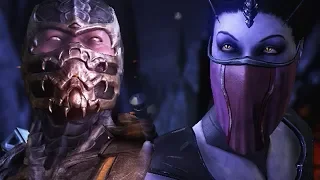 MKX - Scorpion VS Mileena: All Intro Dialogues