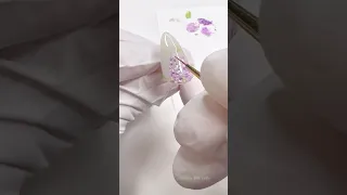 Wisteria Flower Nail Art Tutorial [nail tutorial]