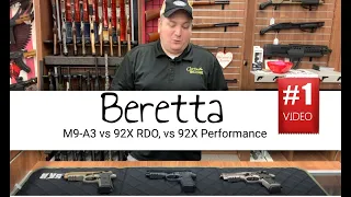 The Beretta M9-A3 vs 92X vs 92X Performance