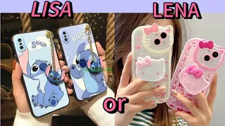 Lisa or Lena💗: Hello kitty vs stitsh 💗. cout. would you rather? #trending#stitch