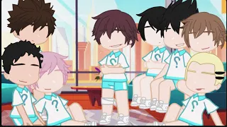 Aoba Johsai react to Oikawa’s AU’s // Gacha Club // Rei-San