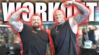 Training With MARTYN FORD! - Eddie Hall