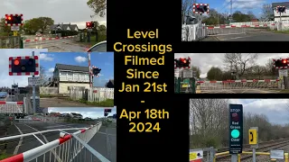 Level Crossings Filmed From January 21st - April 18th