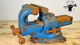 Rusty Swivel Vise - Perfect Restoration