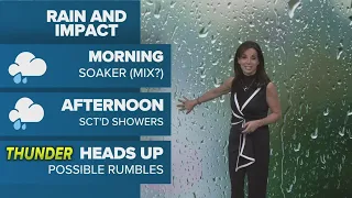 Northeast Ohio weather forecast: Rain moves in, thunder possible