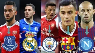 Top 15 Potential January Transfers 2018 ft. Coutinho, Alexis Sanchez, Mascherano,Hazard, Walcott....