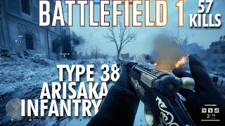 Type 38 Arisaka Infantry Gameplay - Battlefield 1 Conquest No Commentary