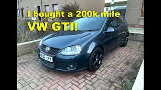 I bought a (nearly) 200k mile Mk5 Golf GTI