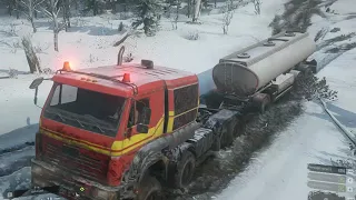 SnowRunner Доставка топлива (Fuel delivery)