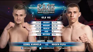 CAGE 53: Kurhela vs Pepa Full Fight MMA