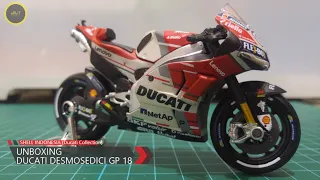 Unboxing DUCATI DESMOSEDICI GP 18 - SHELL Collection Indonesia