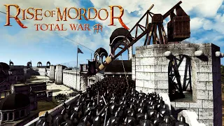 Total War: RISE OF MORDOR | El MEJOR Mod del Señor de los Anillos - ASEDIO con Gondor