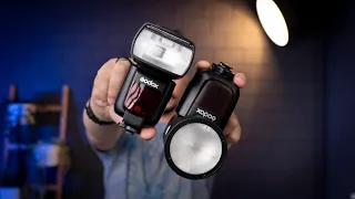 Godox V1 Round Head vs Godox Speedlite Flash